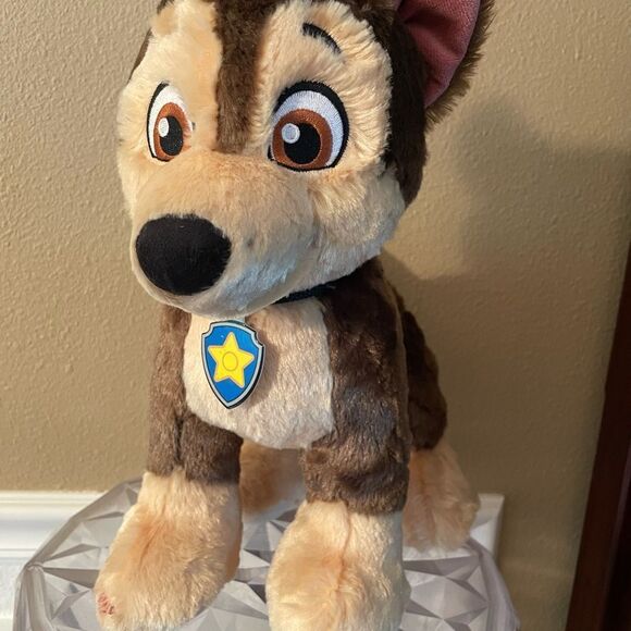 Paw Patrol Chase Build a Bear Plush Dog - Picture 2 of 12